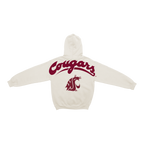 Washington State Cougars Bone Chenille Pullover Hoodie