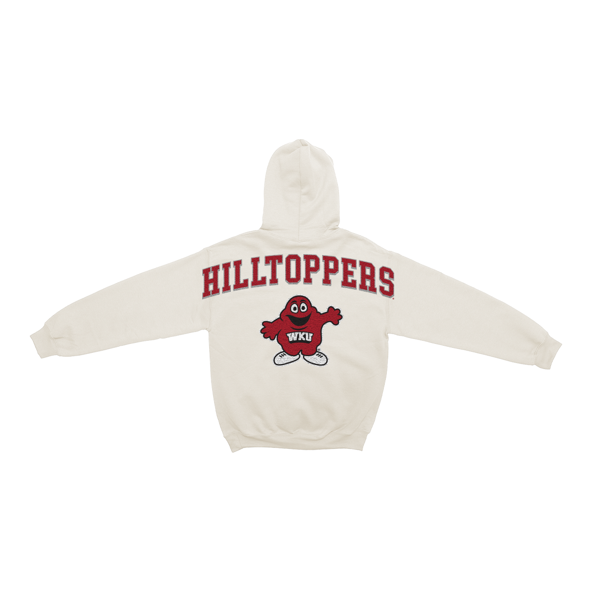 Western Kentucky Hilltoppers Bone Chenille Pullover Hoodie