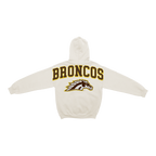 Western Michigan Broncos Bone Chenille Pullover Hoodie
