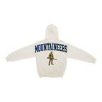 West Virginia Mountaineers Bone Chenille Pullover Hoodie