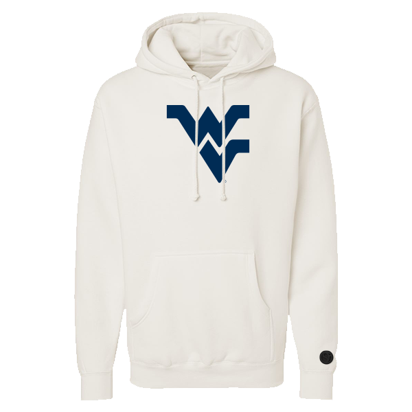 West Virginia Mountaineers Bone Chenille Pullover Hoodie