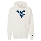 West Virginia Mountaineers Bone Chenille Pullover Hoodie