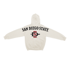 San Diego State University Aztecs Bone Chenille Pullover Hoodie