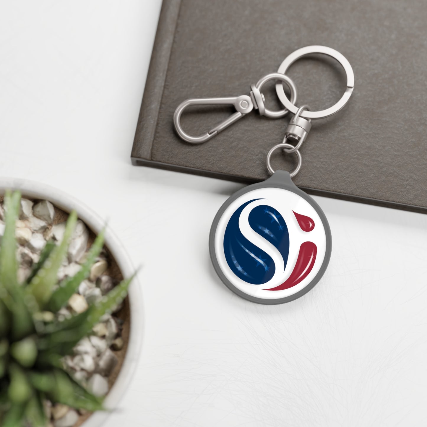 Patriotic Keyring Tag