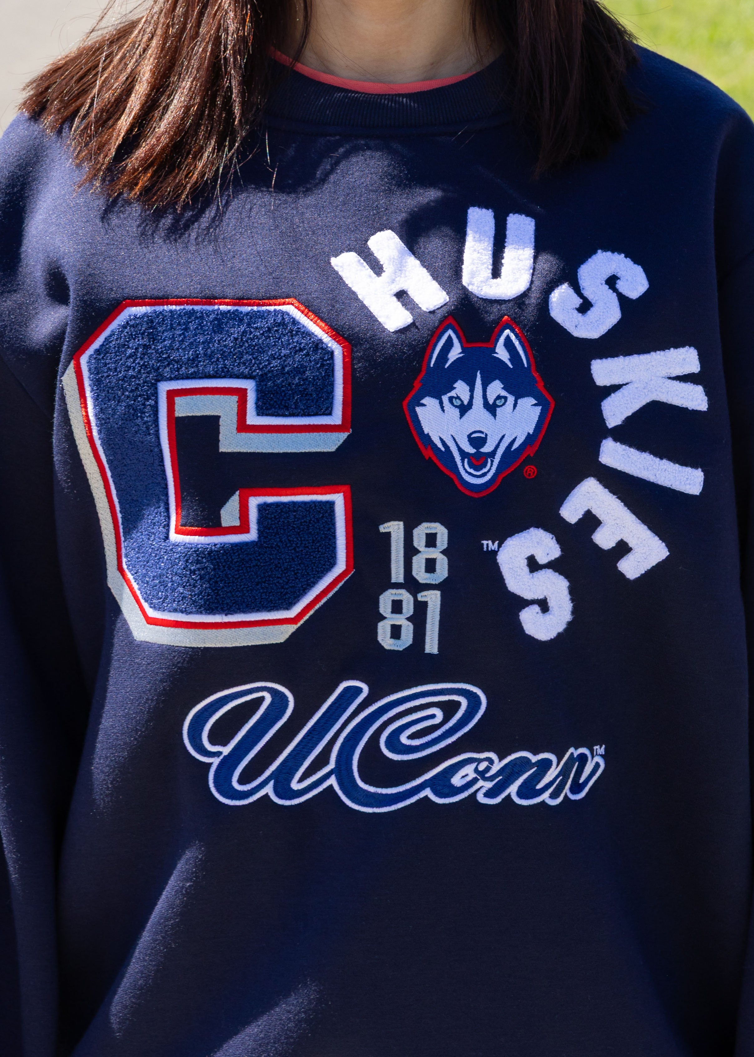 UConn Huskies Retro Blink Sweatshirt