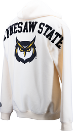 Sudadera con capucha de chenilla de hueso de los Kennesaw State Owls