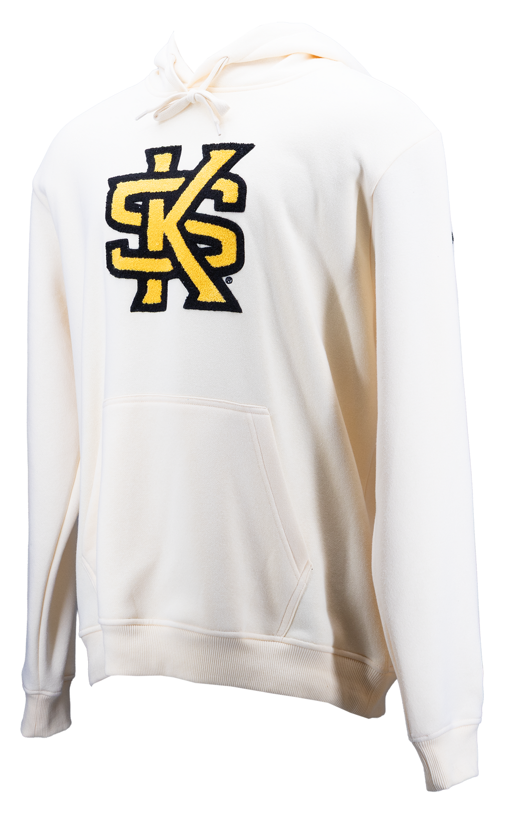 Sudadera con capucha de chenilla de hueso de los Kennesaw State Owls