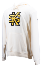 Sudadera con capucha de chenilla de hueso de los Kennesaw State Owls