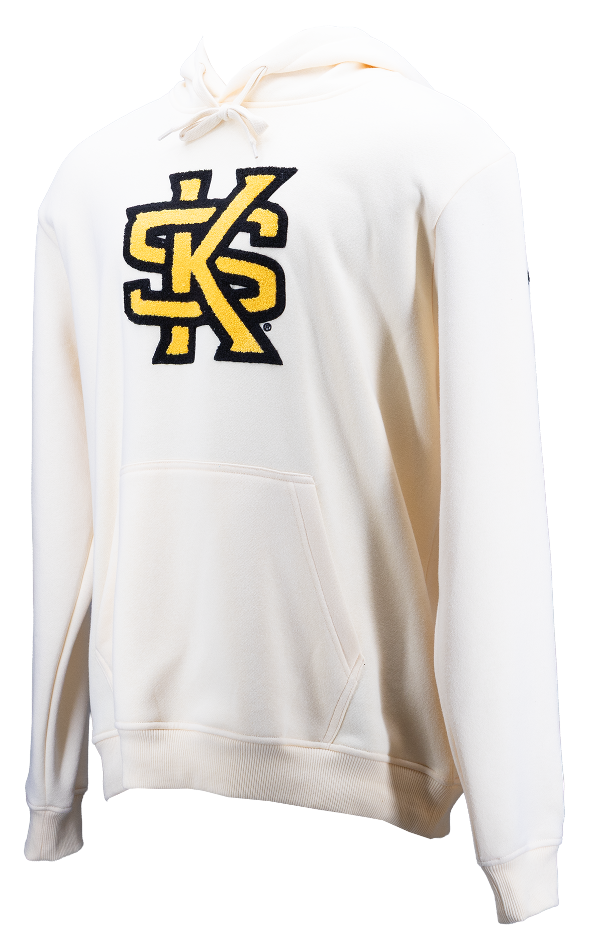 Sudadera con capucha de chenilla de hueso de los Kennesaw State Owls