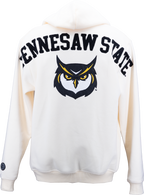 Sudadera con capucha de chenilla de hueso de los Kennesaw State Owls