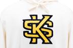 Sudadera con capucha de chenilla de hueso de los Kennesaw State Owls