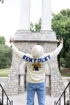 Kentucky Wildcats Bone Chenille Zip Hoodie