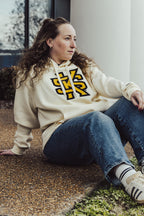 Sudadera con capucha de chenilla de hueso de los Kennesaw State Owls