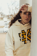 Sudadera con capucha de chenilla de hueso de los Kennesaw State Owls