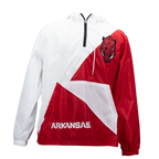 Chaqueta cortavientos bicolor de los Arkansas Razorbacks