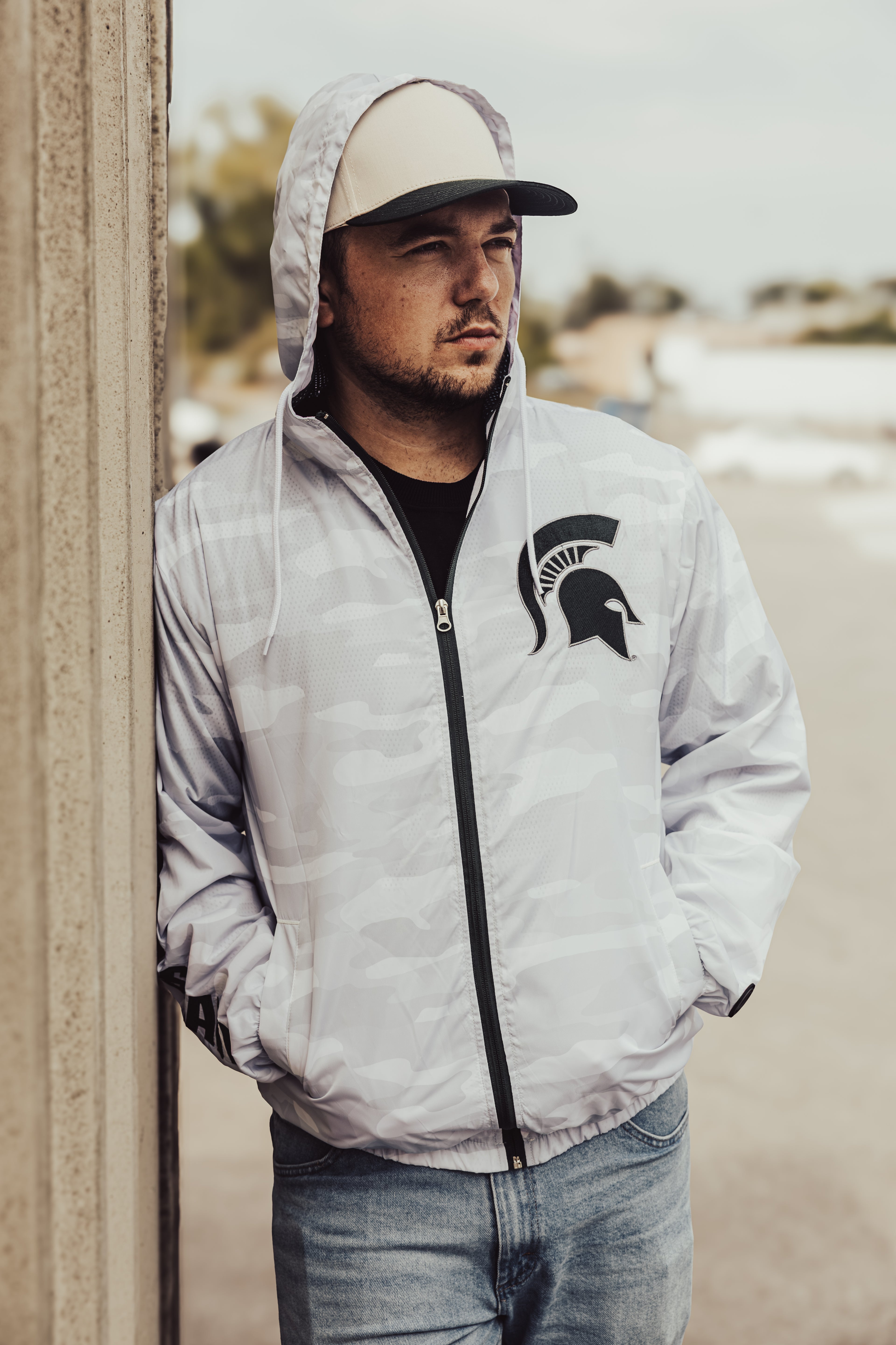 Chaqueta de camuflaje de los Spartans de Michigan State