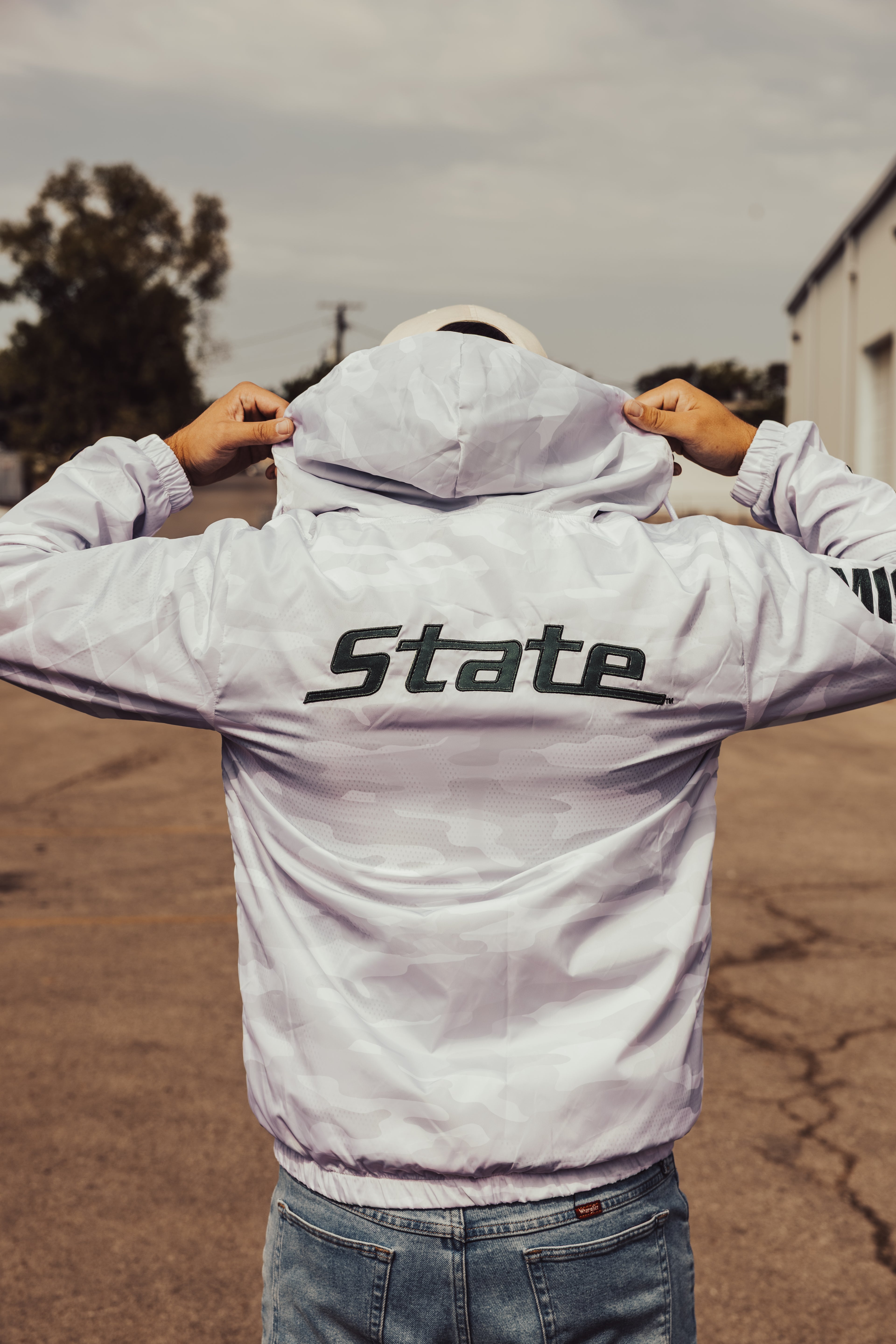 Chaqueta de camuflaje de los Spartans de Michigan State