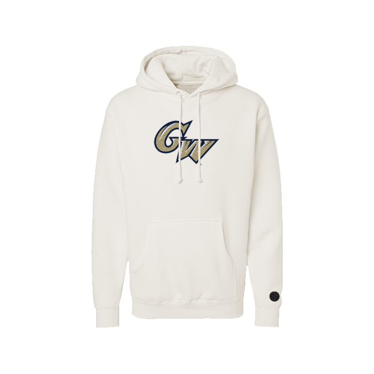 George Washington Revolutionaries Bone Chenille Pullover Hoodie