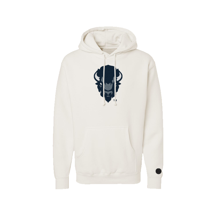 Howard Bison Bone Chenille Pullover Hoodie