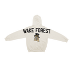 Wake Forest Deamon Decons Bone Chenille Pullover Hoodie