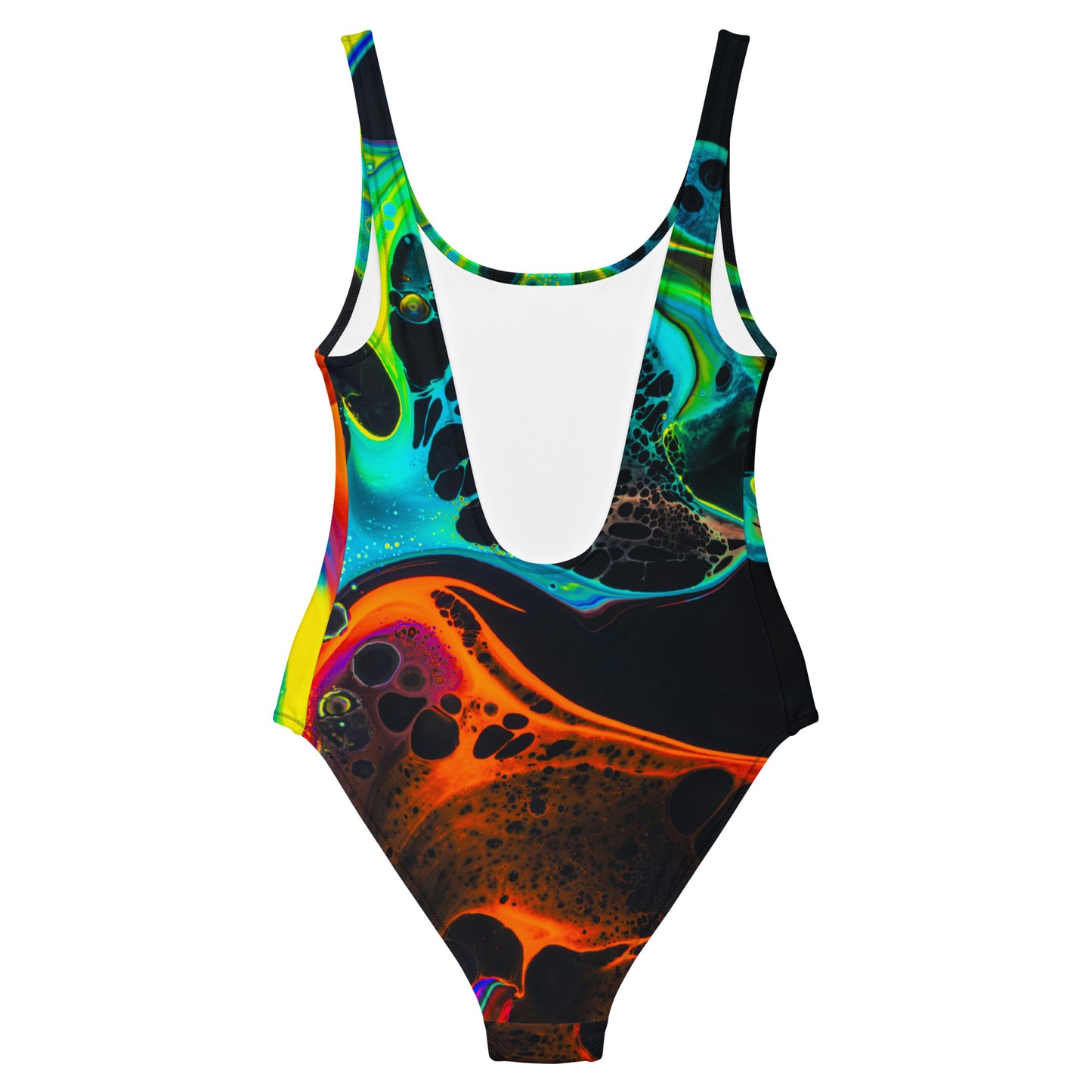 Ink Spill One-Piece Swimsuit