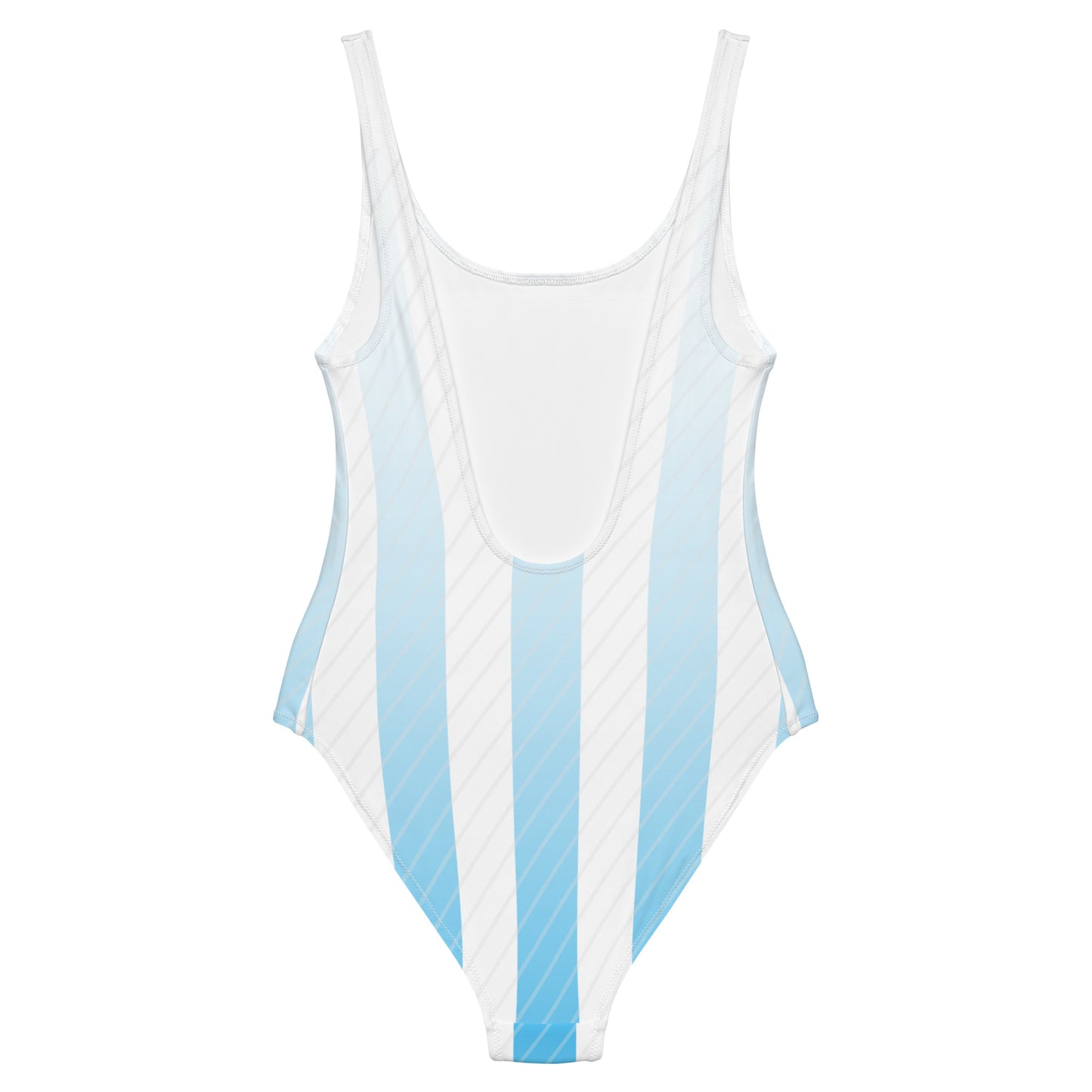 Vintage Blue One-Piece Swimsuit