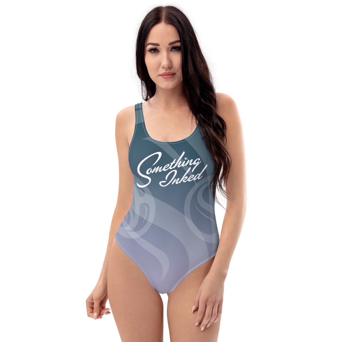 Blue Fade One-Piece Swimsuit