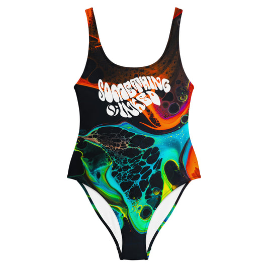 Ink Spill 2 One-Piece Swimsuit