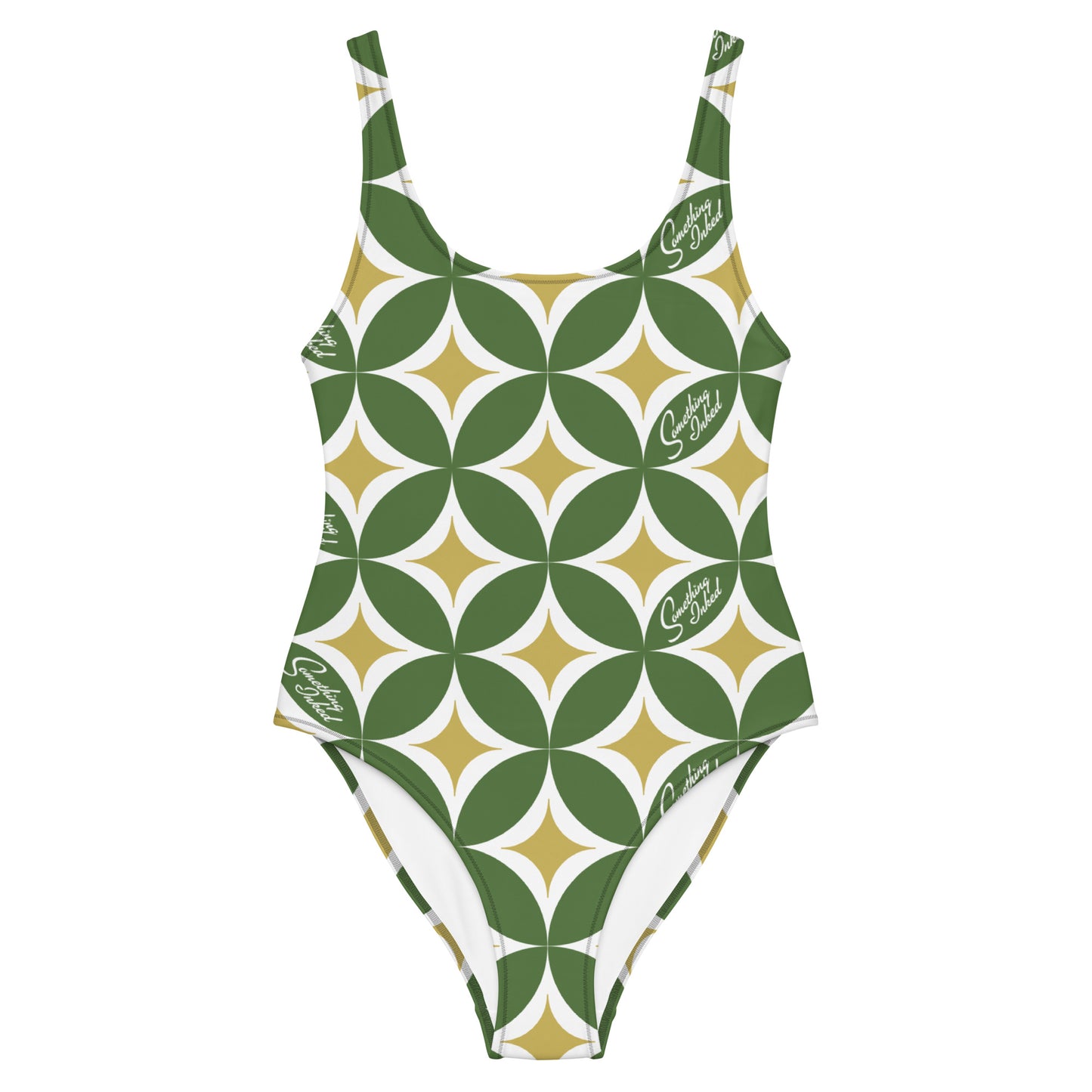 Retro Pattern One-Piece Swimsuit