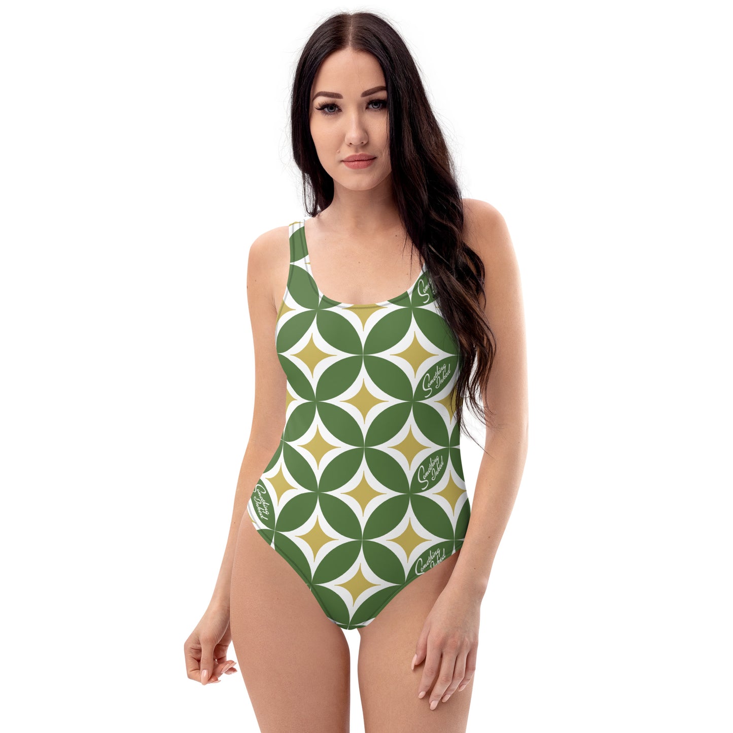 Retro Pattern One-Piece Swimsuit