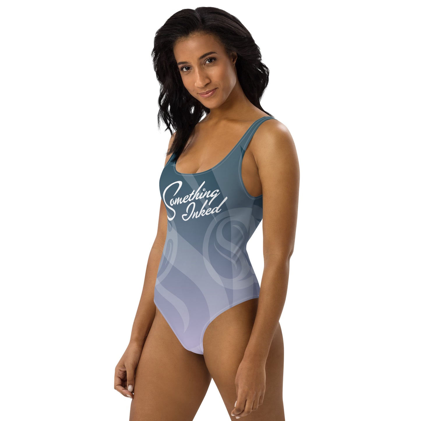 Blue Fade One-Piece Swimsuit