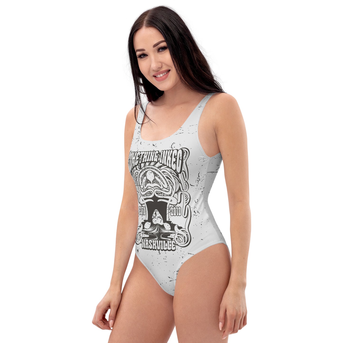 60s Poster One-Piece Swimsuit