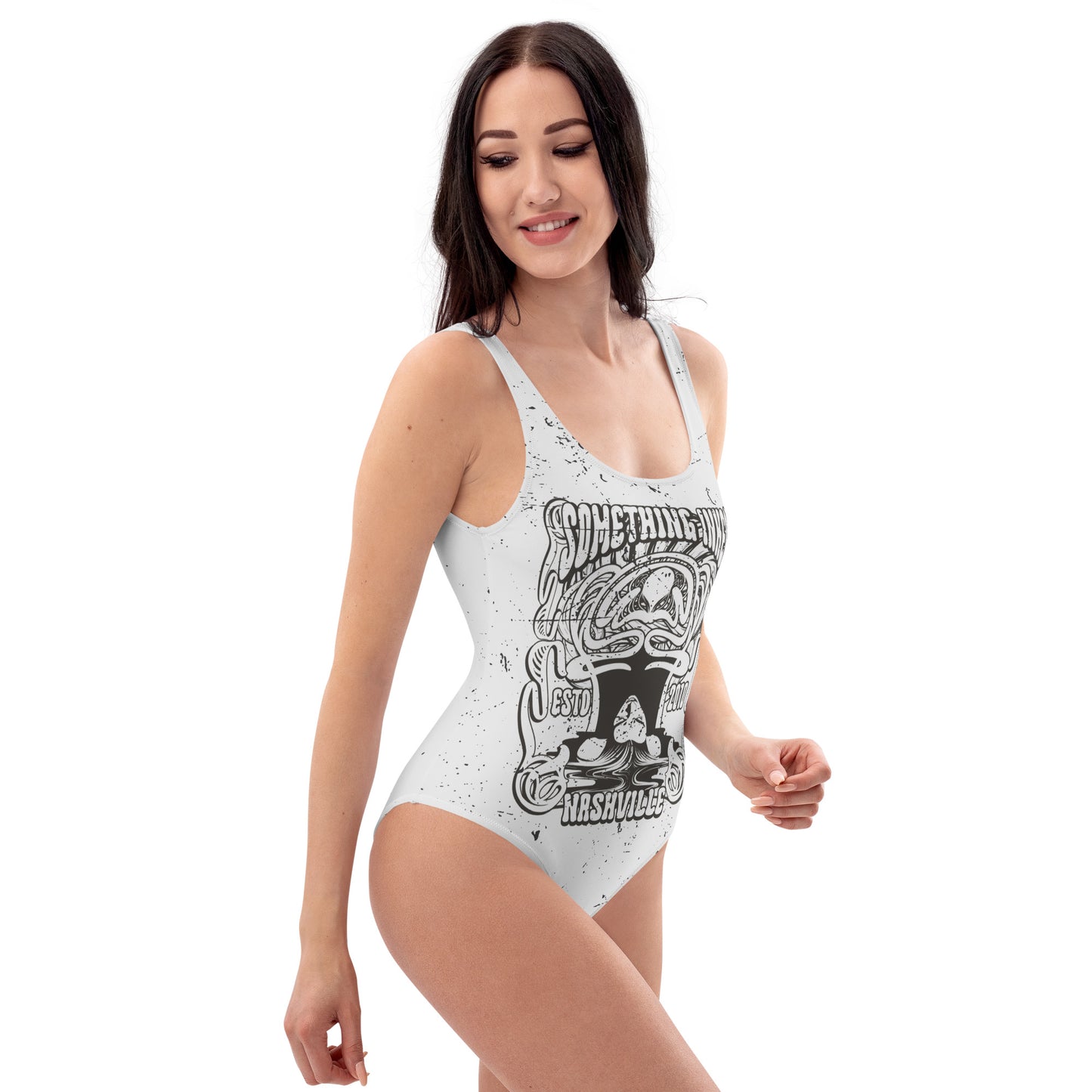 60s Poster One-Piece Swimsuit