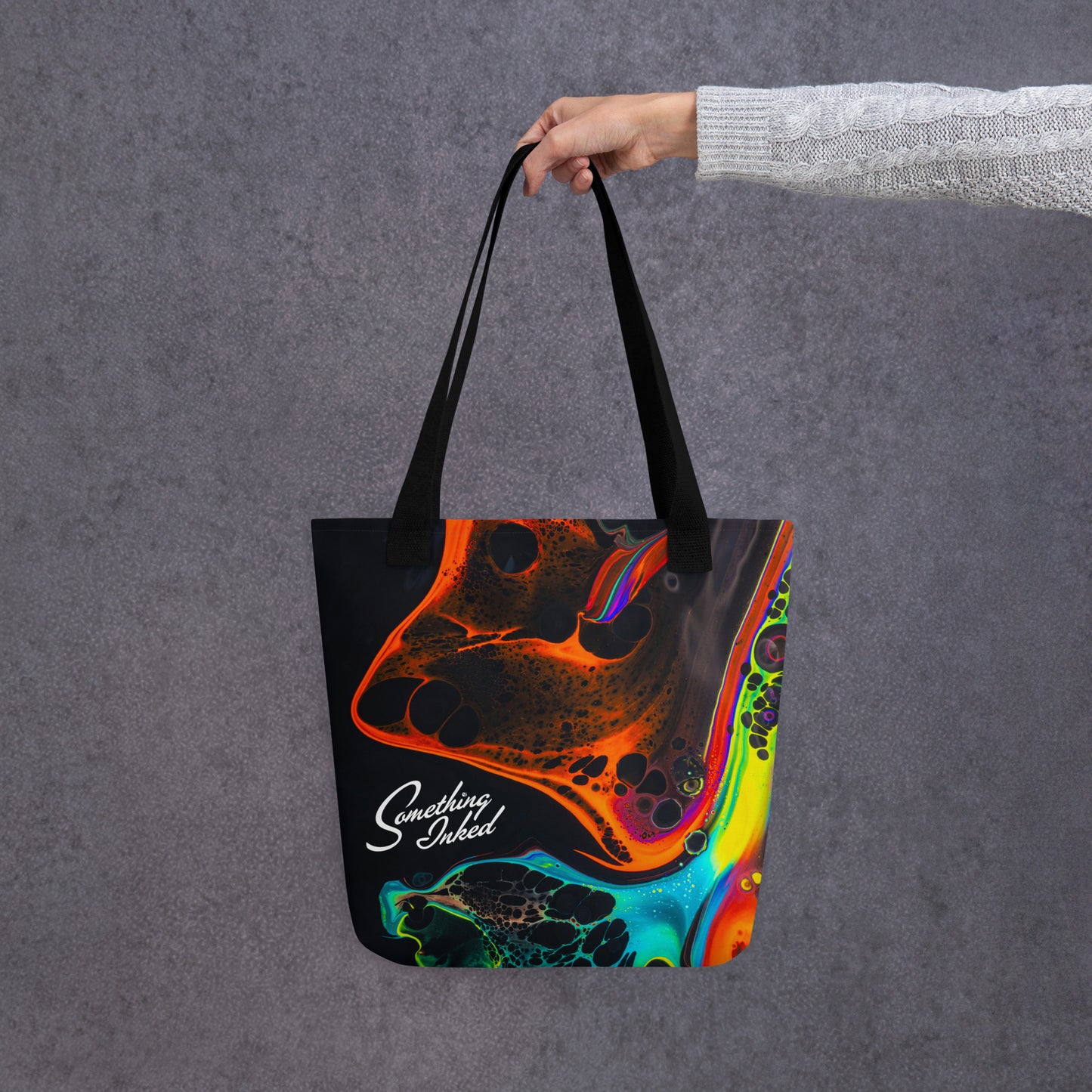 Ink Spill Tote Bag