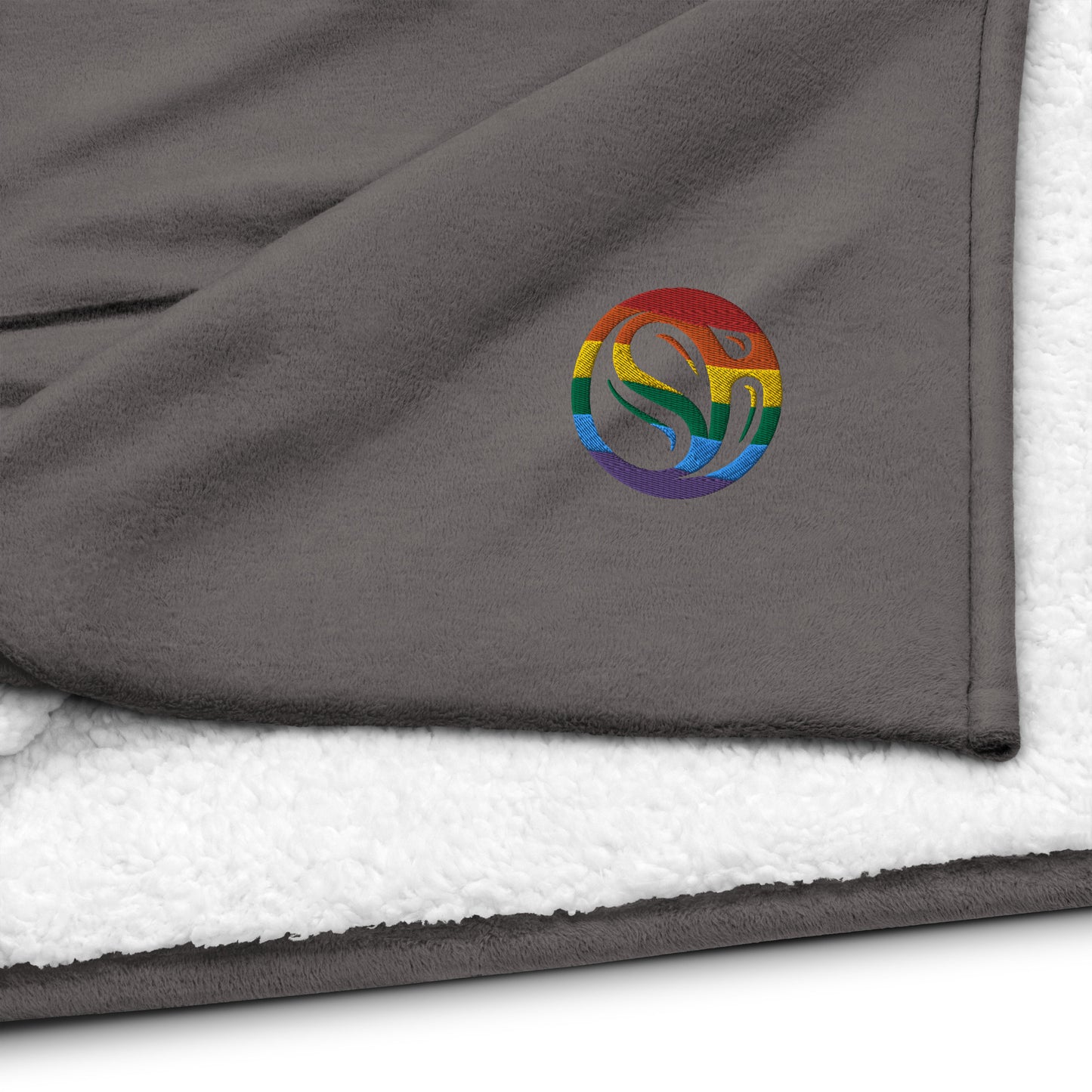 Rainbow Premium Sherpa Blanket