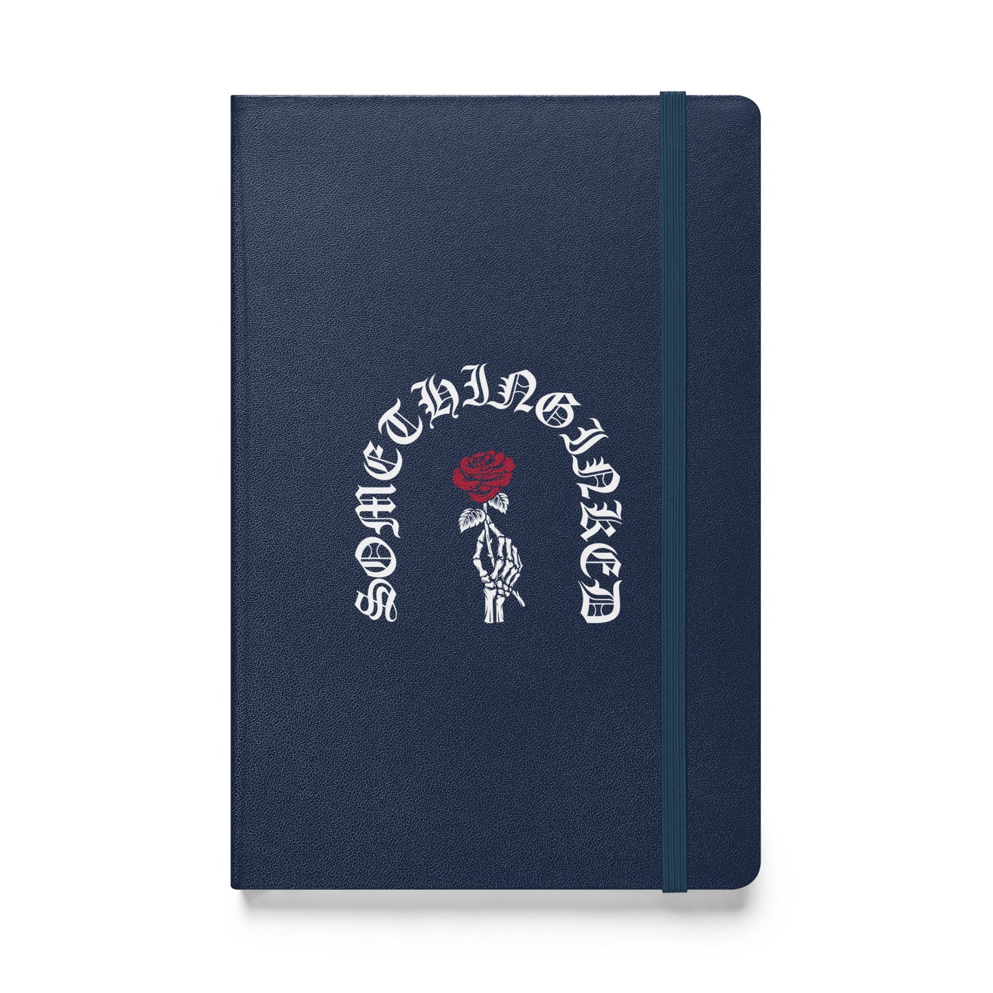 Something Inked Rose Hardcover Bound Notebook