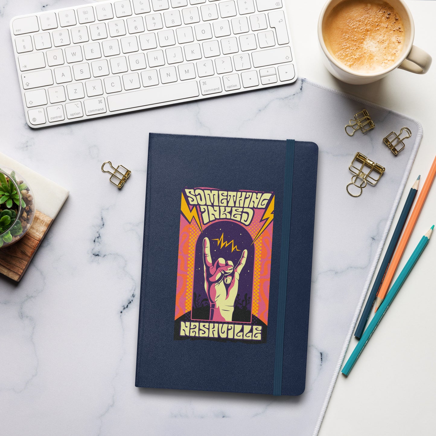 Psychedelic Hardcover Bound Notebook