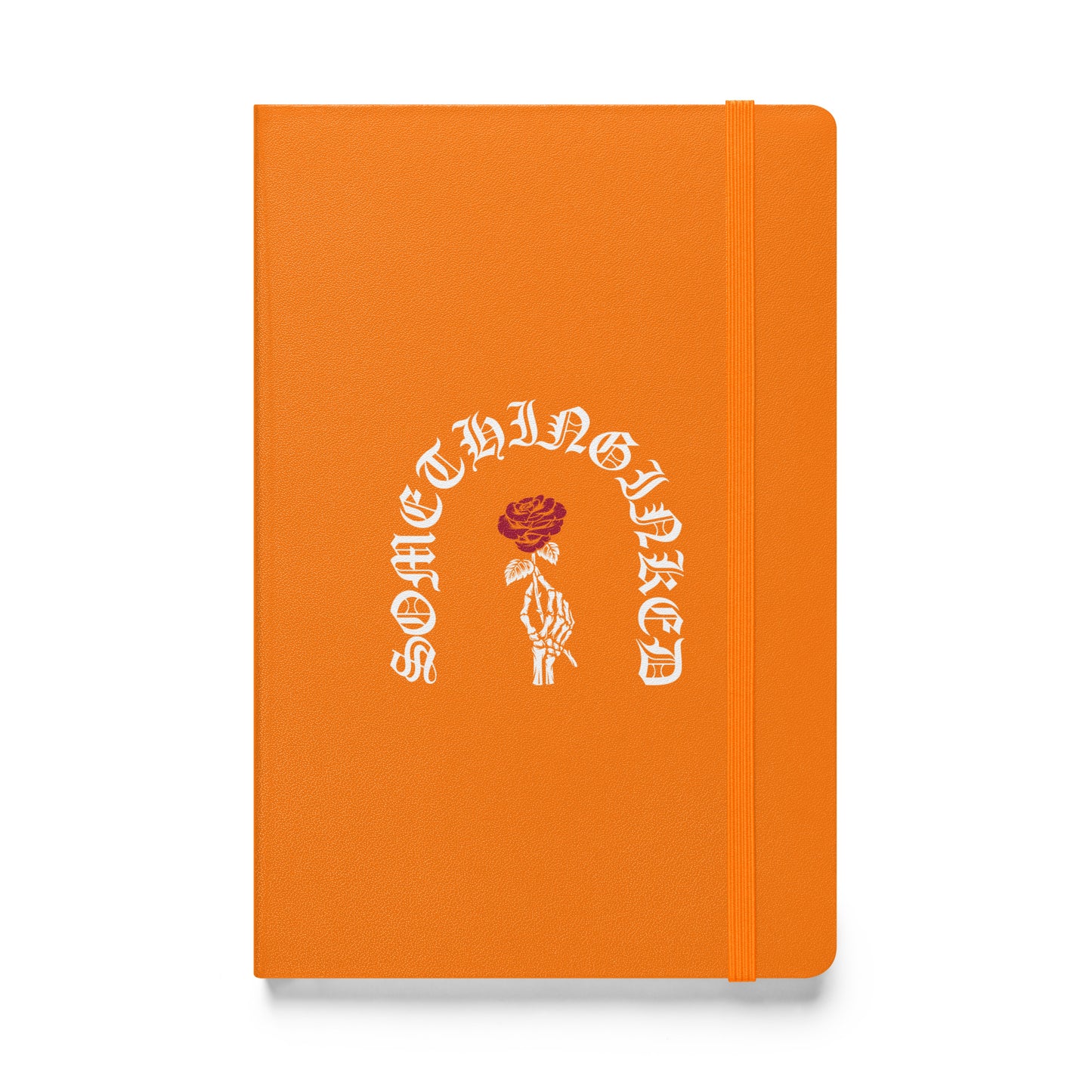 Something Inked Rose Hardcover Bound Notebook