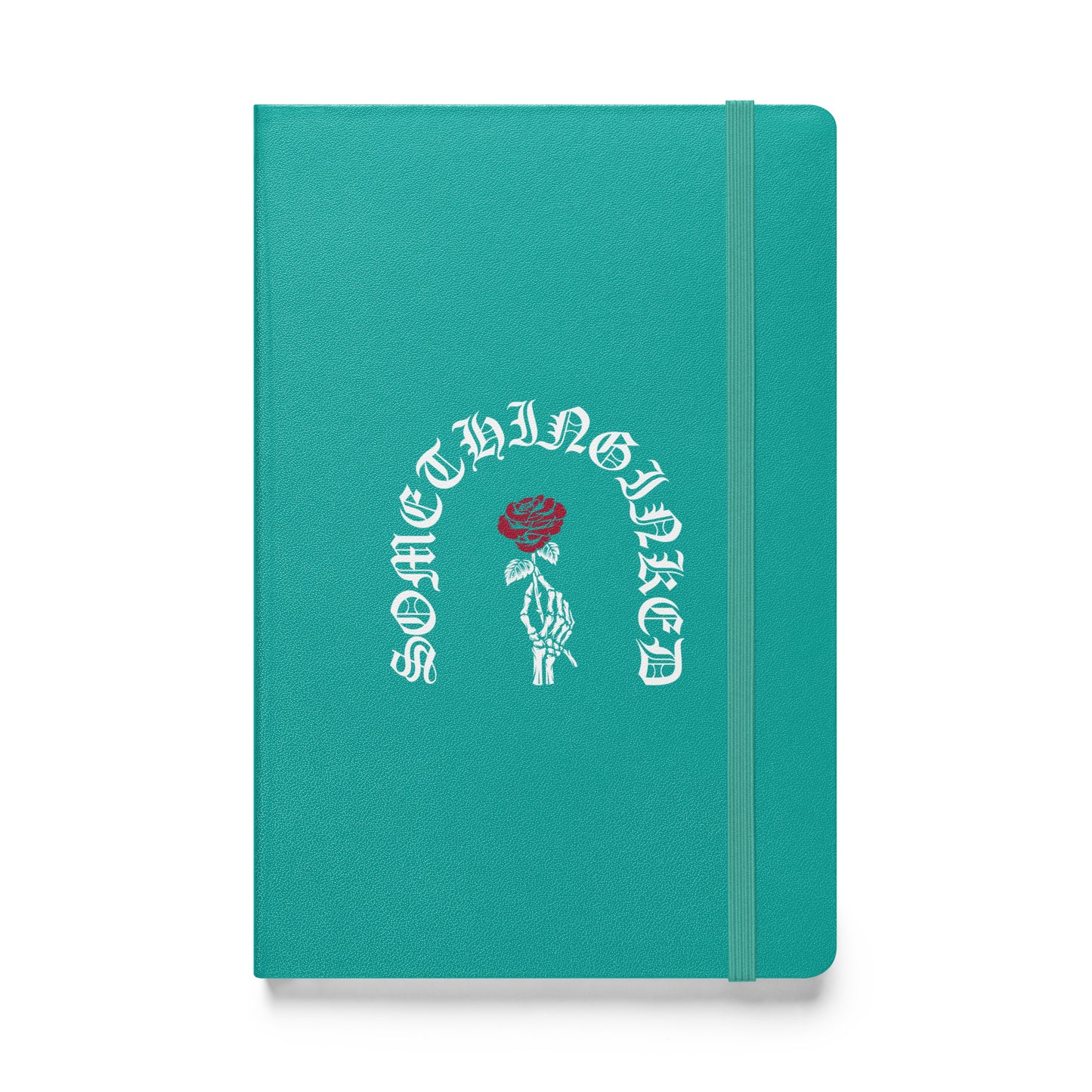 Something Inked Rose Hardcover Bound Notebook