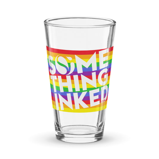 Rainbow Shaker Pint Glass