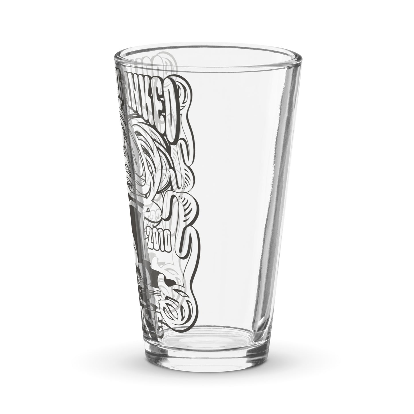 60s Poster Shaker Pint Glass