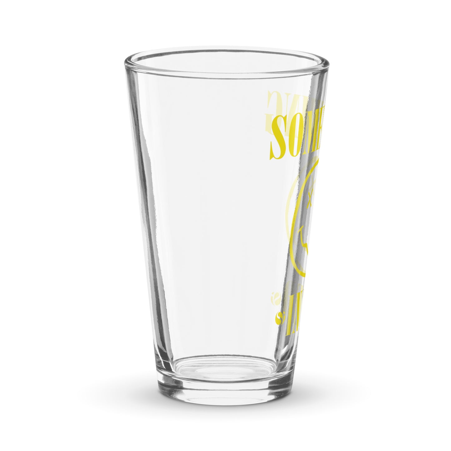 SI Smiley Shaker Pint Glass