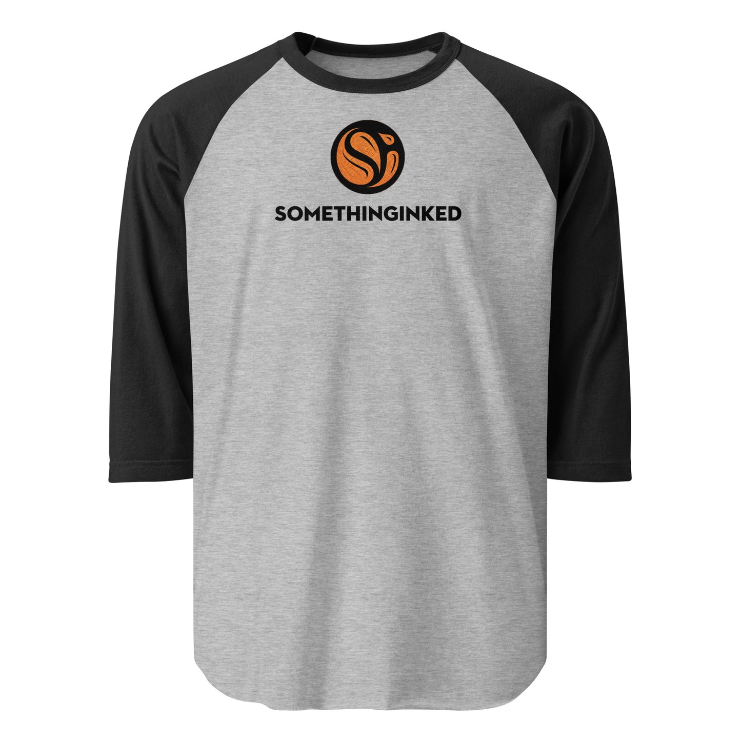 Something Inked Basketball 3/4 Sleeve Raglan Shirt