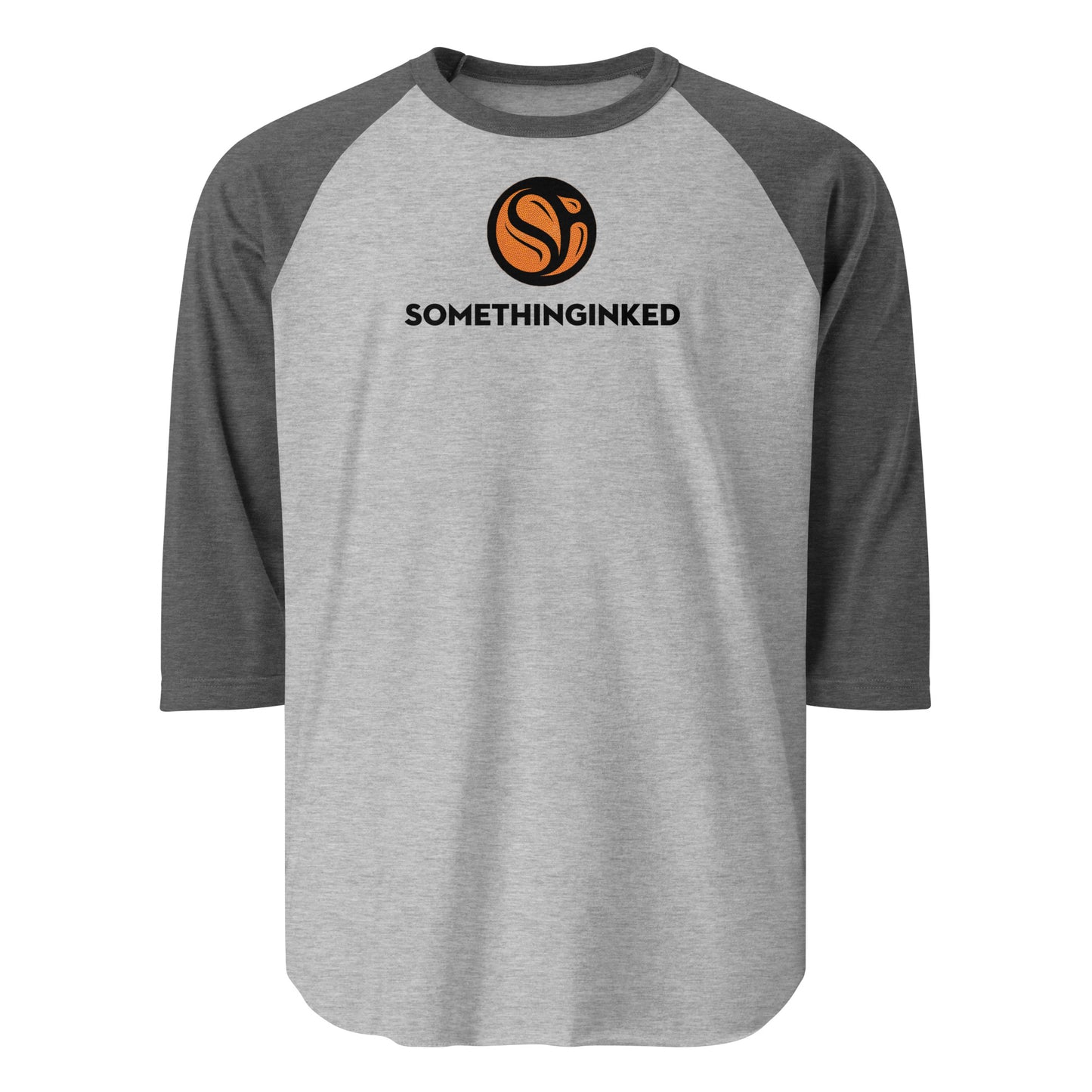 Something Inked Basketball 3/4 Sleeve Raglan Shirt