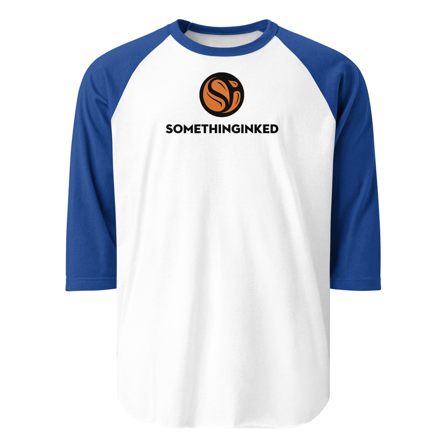 Something Inked Basketball 3/4 Sleeve Raglan Shirt