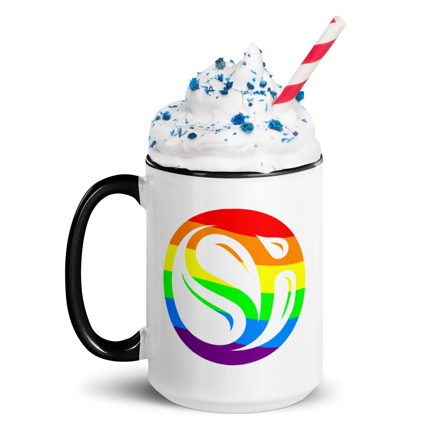 Rainbow Mug with Color Inside