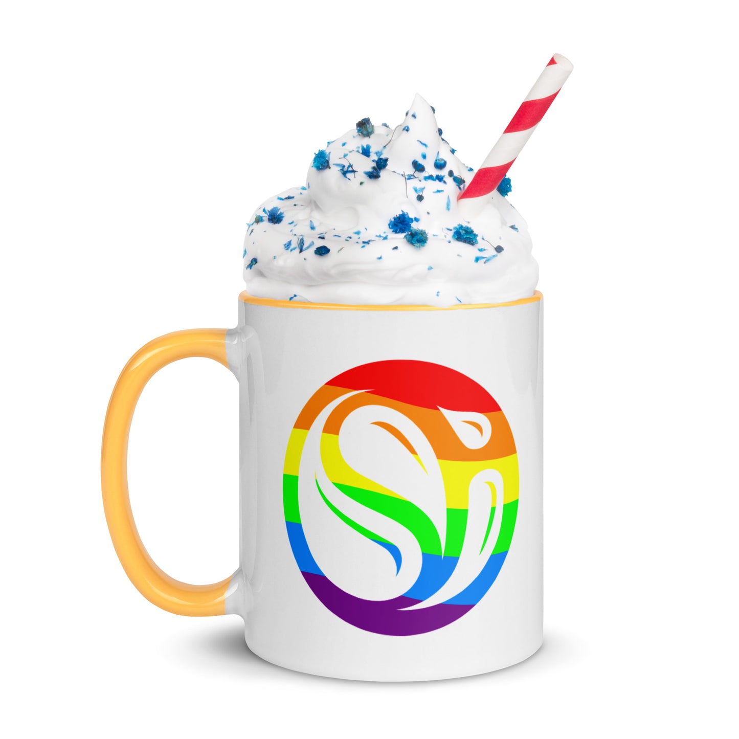 Rainbow Mug with Color Inside