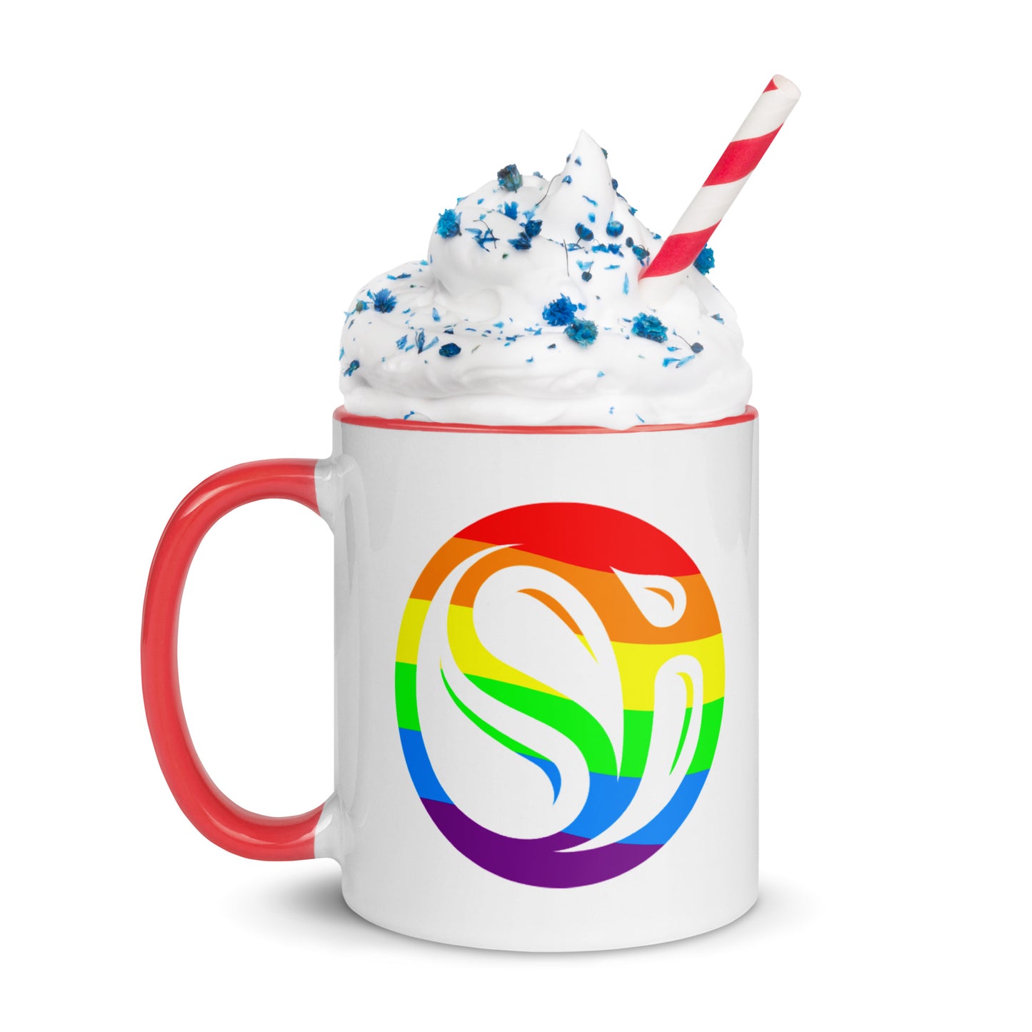 Rainbow Mug with Color Inside