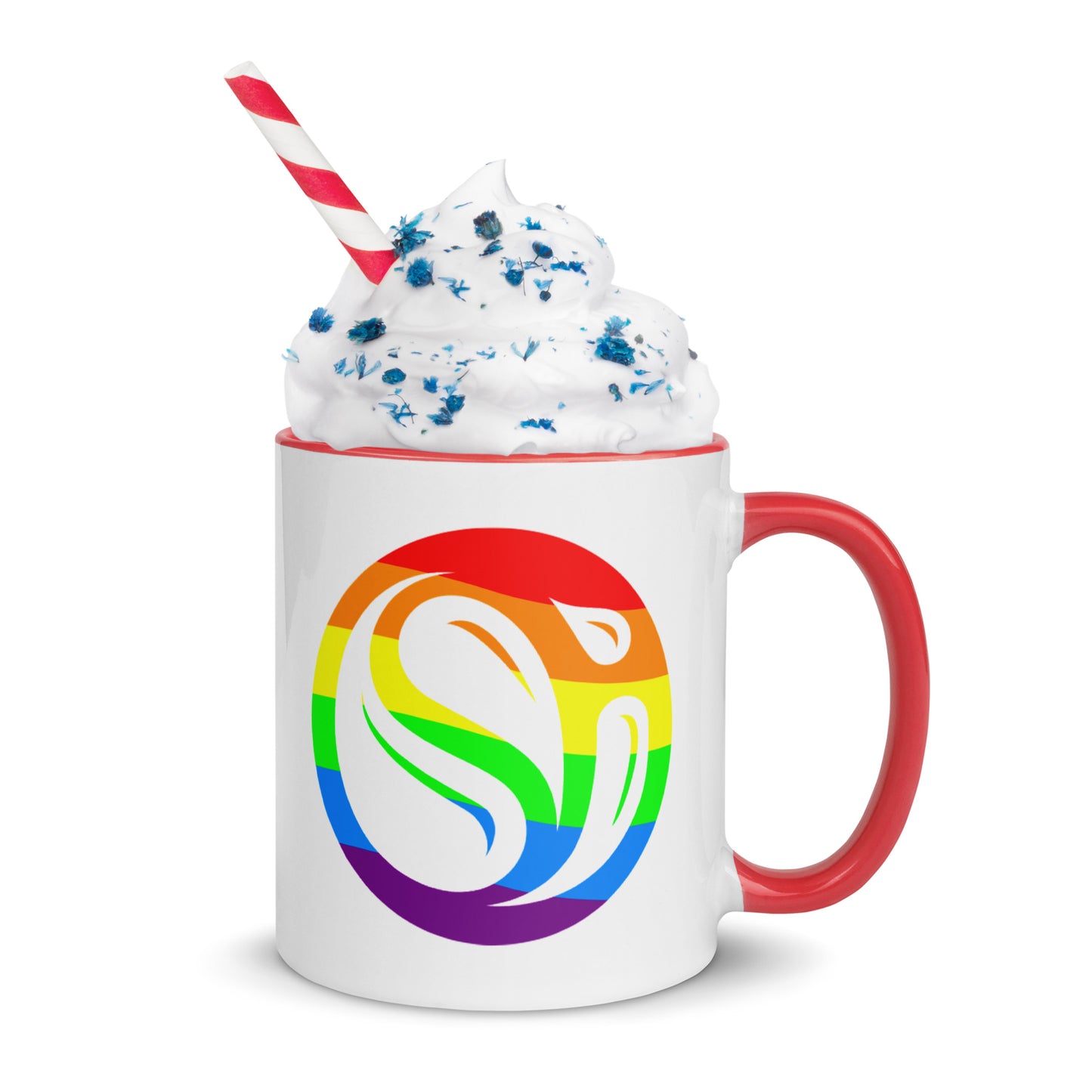 Rainbow Mug with Color Inside