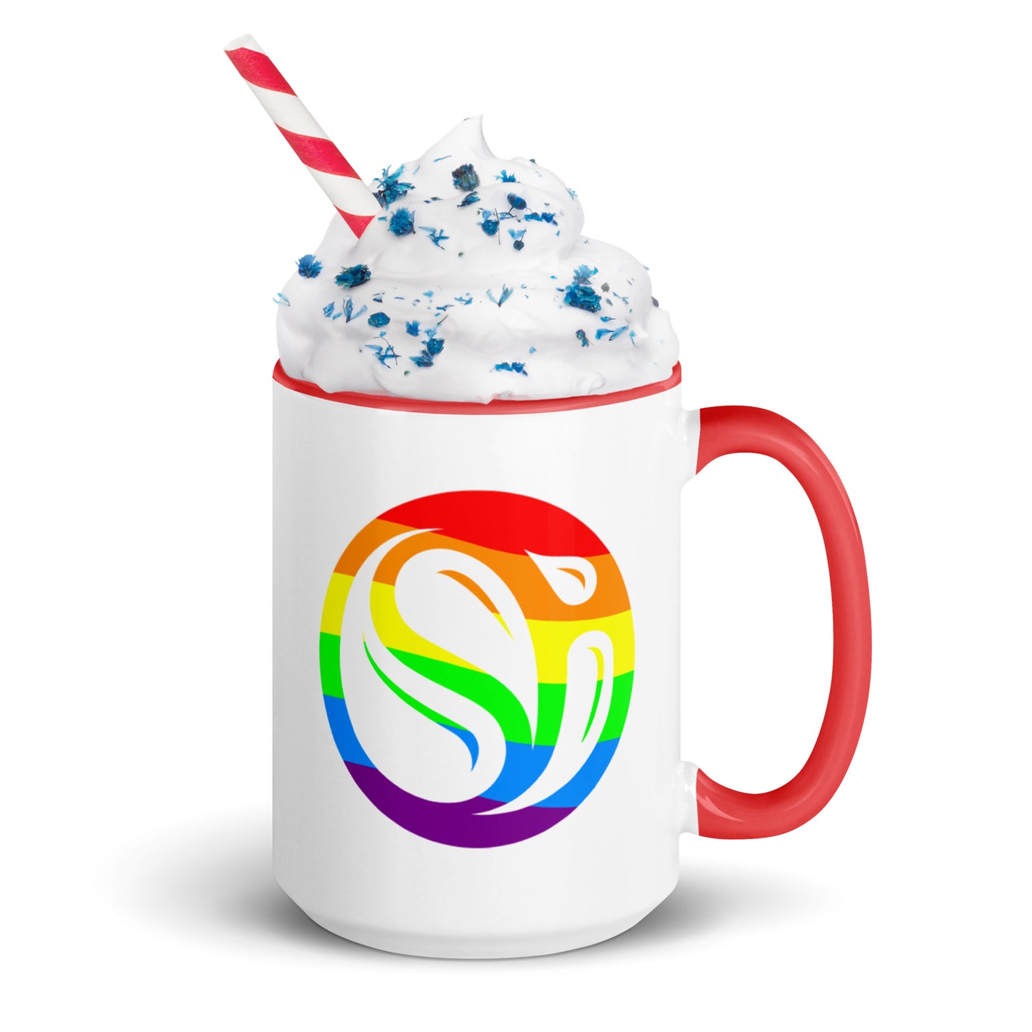 Rainbow Mug with Color Inside